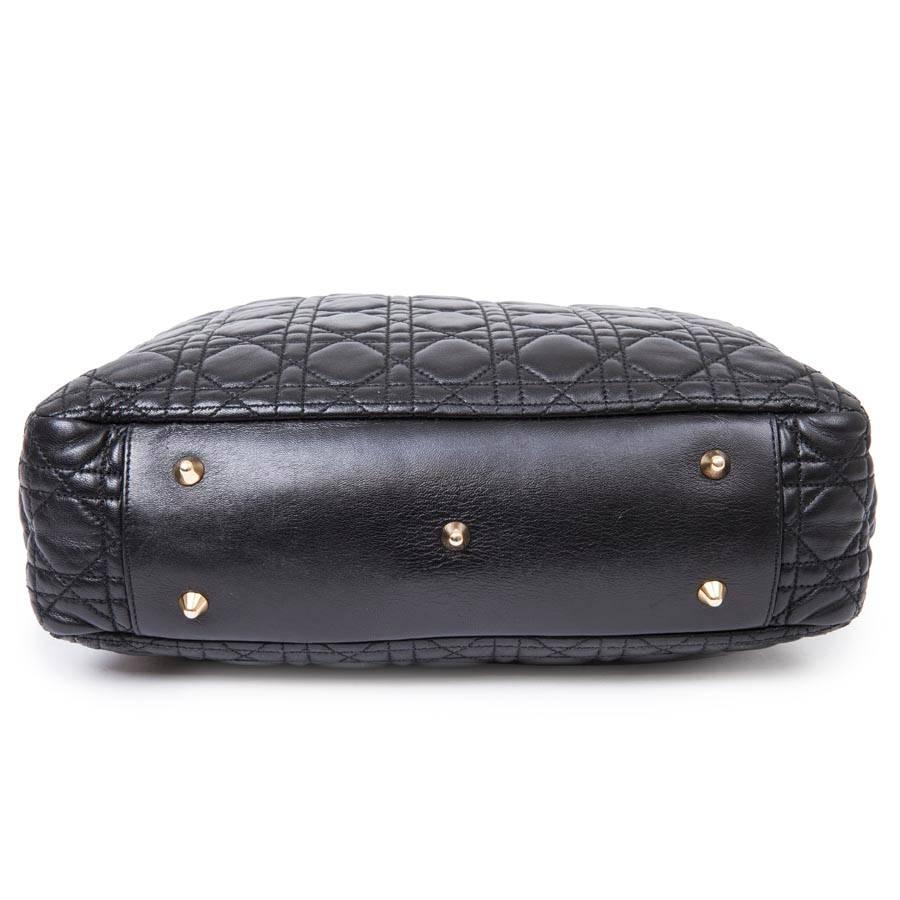 DIOR 'Miss DIOR' Black Quilted Leather Bag 1