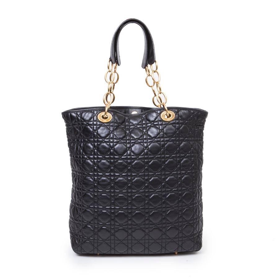 DIOR 'Miss DIOR' Black Quilted Leather Bag In Excellent Condition In Paris, FR