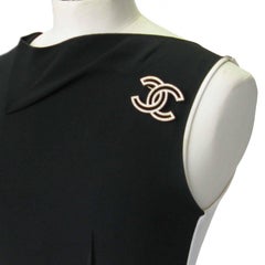 CHANEL Brooch Double C set with Rhinestones in Gilded Metal