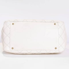 CHANEL Bag in Quilted Eggshell Color Leather