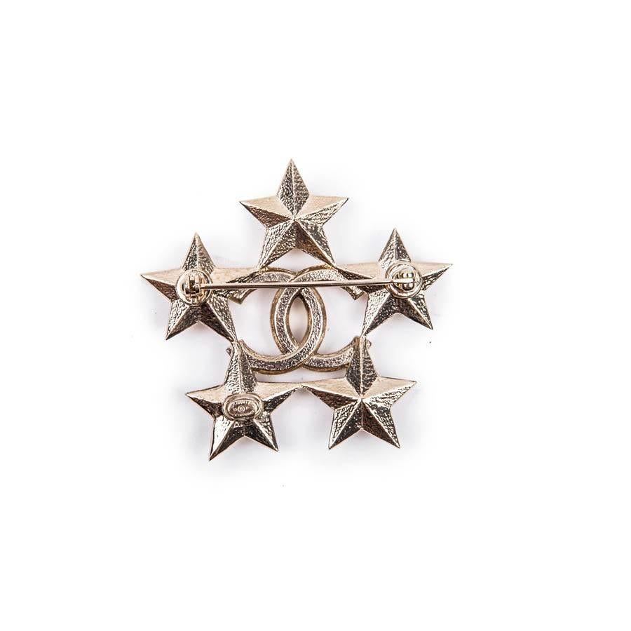 CHANEL 'Paris Dallas' Brooch in Gilded Metal and Rhinestones 2