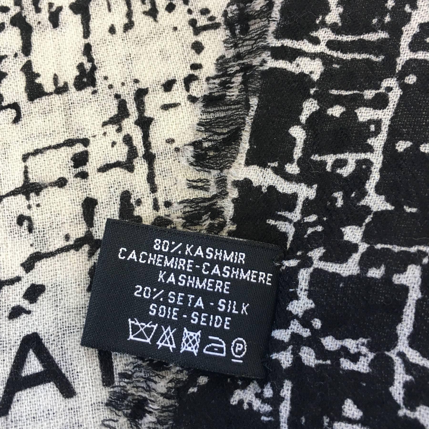 cashmere chanel scarf