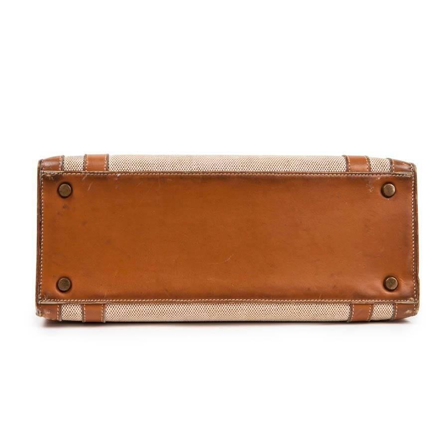 vintage hermes canvas bag
