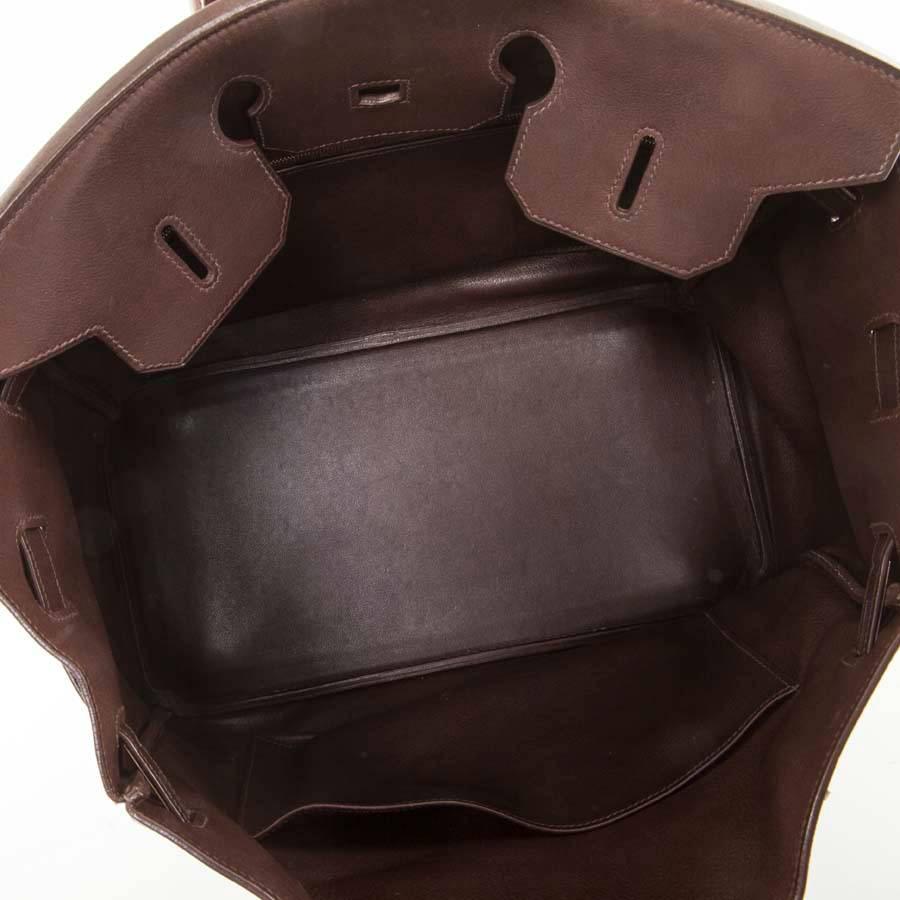 HERMES Bag Birkin 35 in Soft Chocolate Leather 4