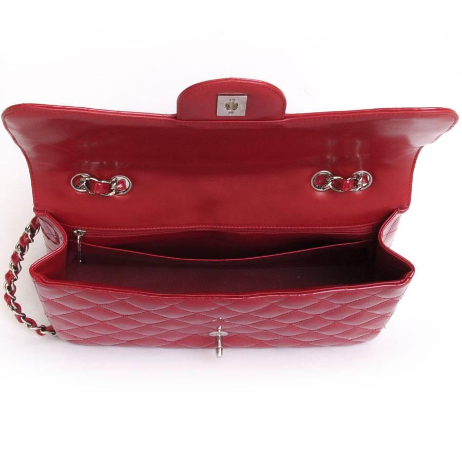 red patent leather chanel bag