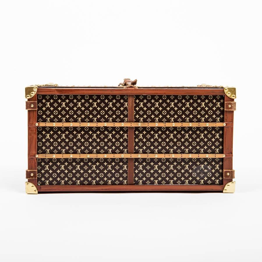 louis vuitton silver monogram metal mini treasure trunk