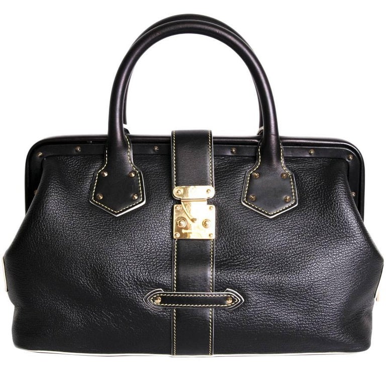 LOUIS VUITTON &#39;L&#39;aimable&#39; Bag in Black Suhali Leather at 1stdibs