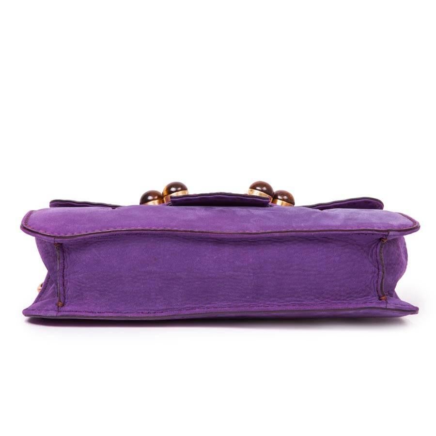 Women's FENDI Bag in Purple Peccary Leather