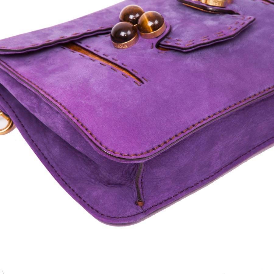 FENDI Bag in Purple Peccary Leather 1