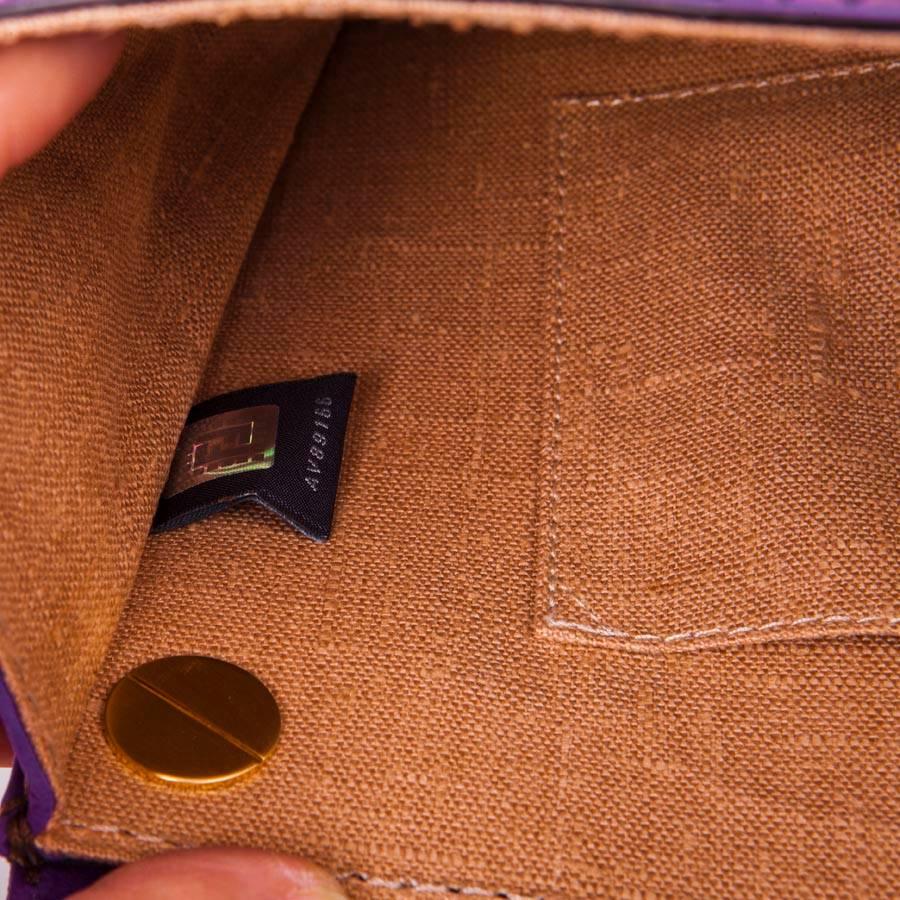 FENDI Bag in Purple Peccary Leather 5