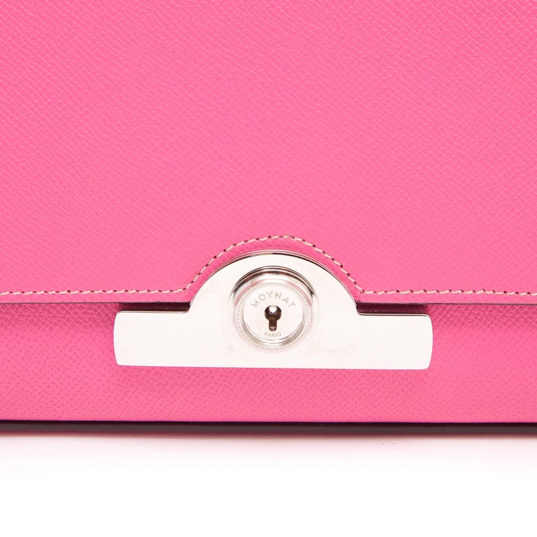 MOYNAT Bag 'Rejane' Model in Candy Pink Leather at 1stDibs | moynat bag ...