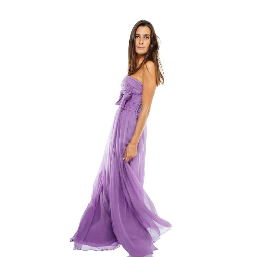 dior purple dress