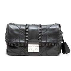 DIOR 'New Lock' Bag in Black Smooth Lamb Leather