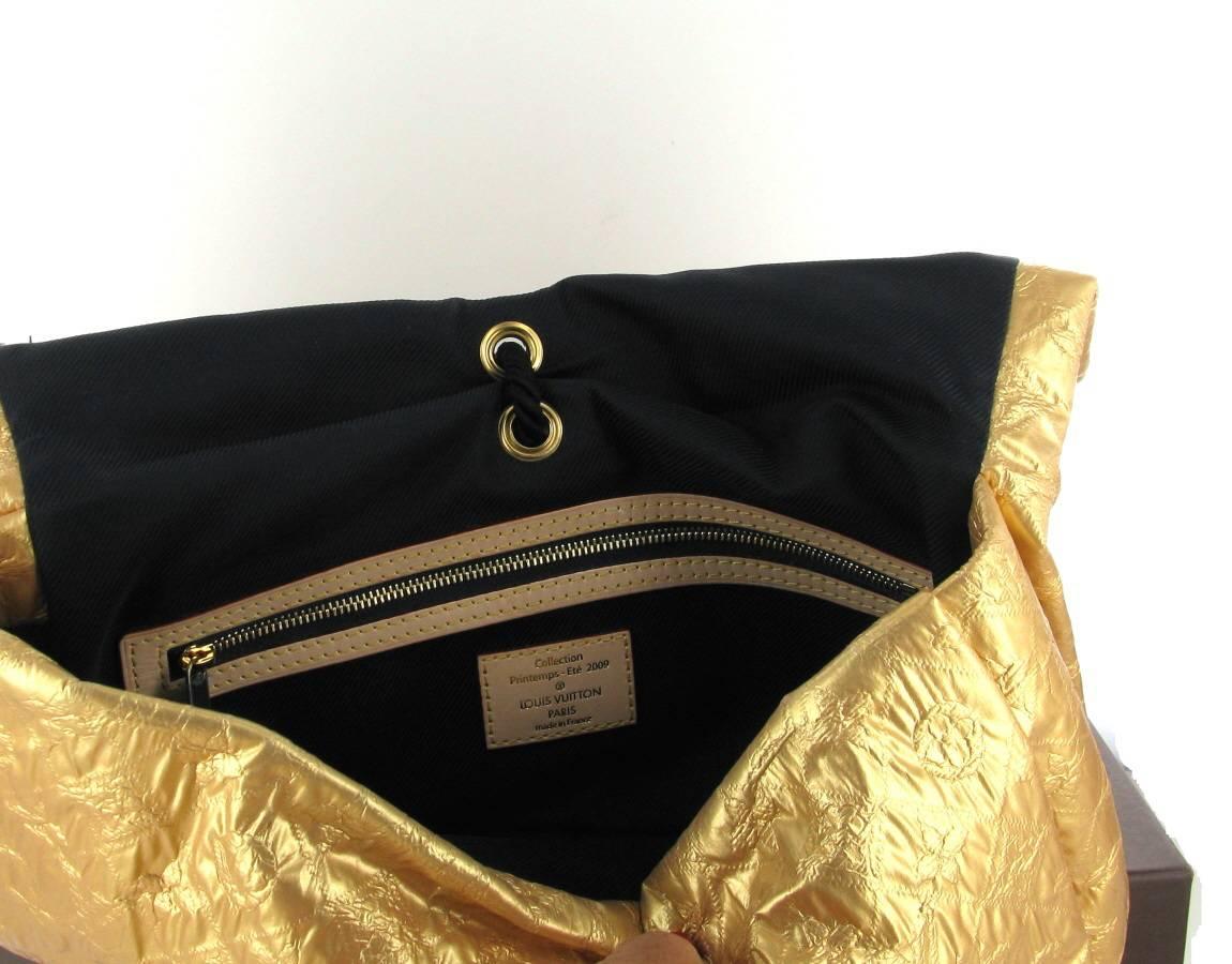 LOUIS VUITTON 'African Queen' Collection HandBag in Golden Cowhide Leather 1
