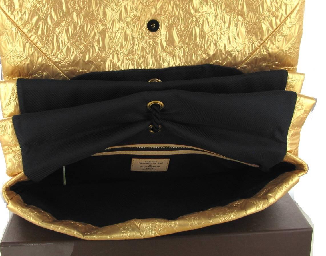 Women's LOUIS VUITTON 'African Queen' Collection HandBag in Golden Cowhide Leather