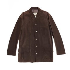 HERMES Jacket in Brown Pecari Leather Size 54 EU 