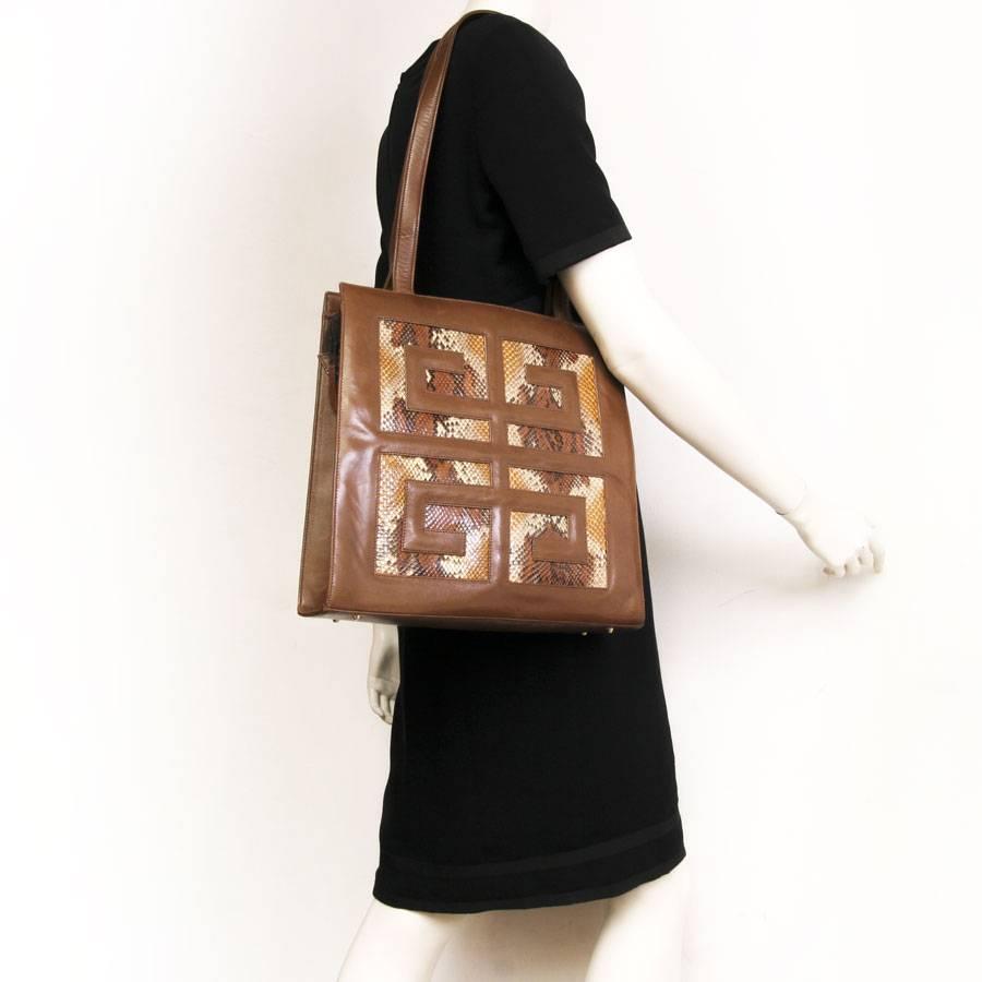 GIVENCHY Bag in Brown Lambskin Leather 1