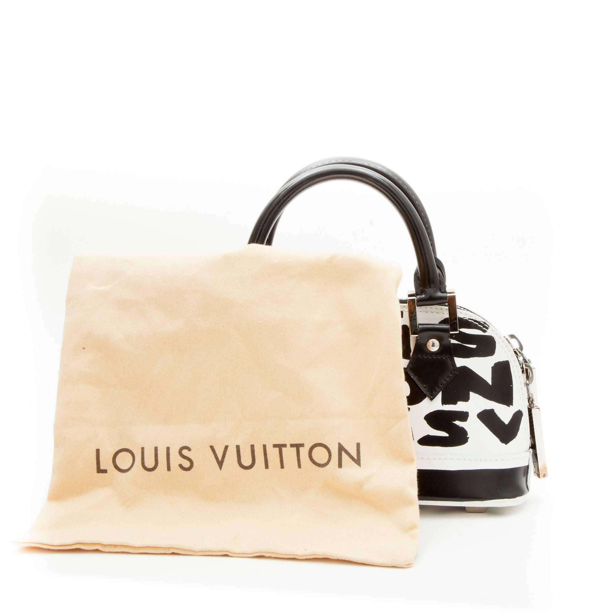 LOUIS VUITTON Alma BB Graffiti Limited Edition in Leather 2