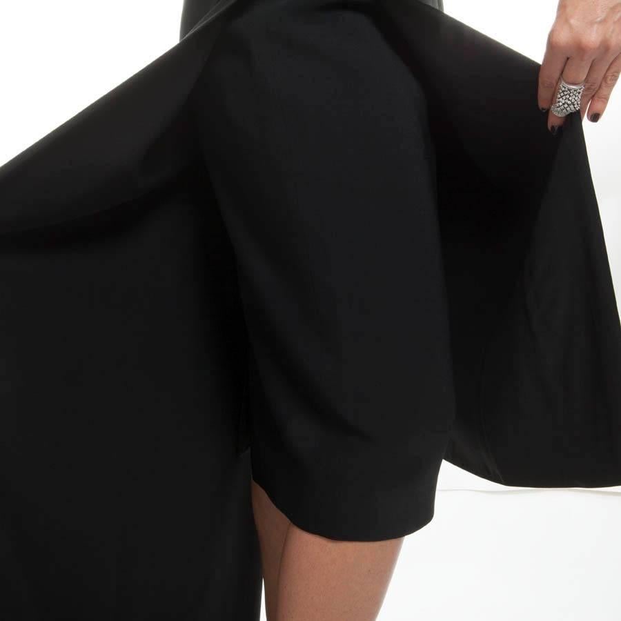 Women's GIVENCHY Black Pencil Skirt in Viscose Size 40EU For Sale