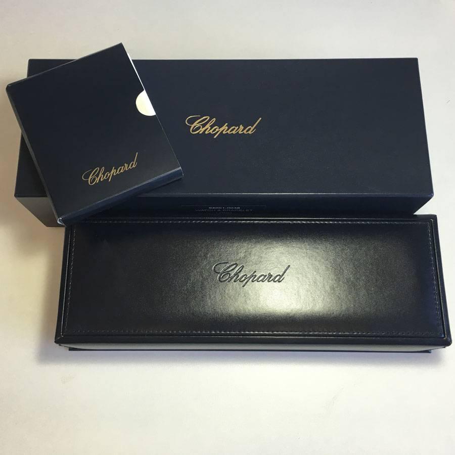 CHOPARD Automatic 'Reserve de Marche' Watch in Black Leather and Case in Gold 3