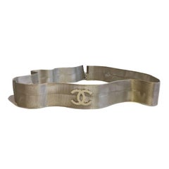 Chanel Belt in Pale Gilded Filigree Metal