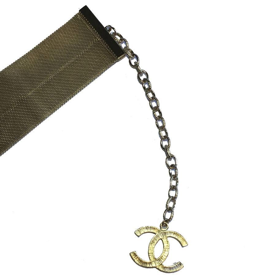 Chanel Belt in Pale Gilded Filigree Metal 3