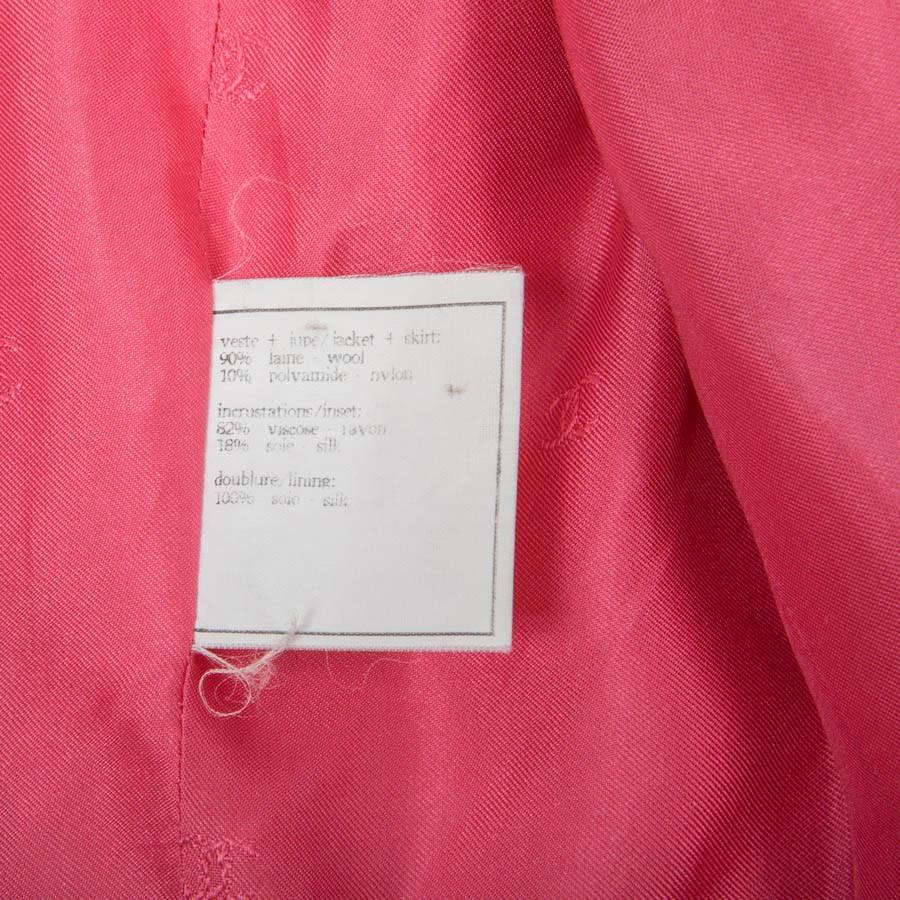 Chanel Skirt Suit in Pink Tweed Size 40EU 2