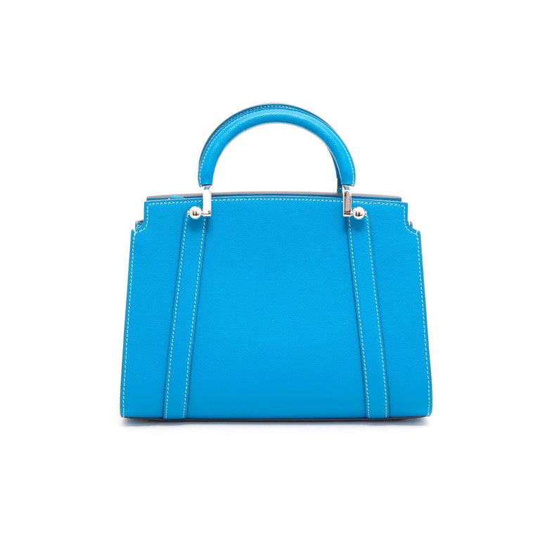 MOYNAT BB 'Ballerine' Bag in Blue Taurillon Leather at 1stDibs | moynat ...