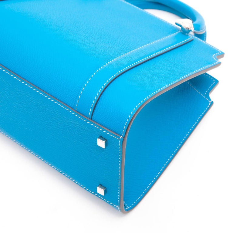 MOYNAT BB 'Ballerine' Bag in Blue Taurillon Leather at 1stDibs | moynat ...