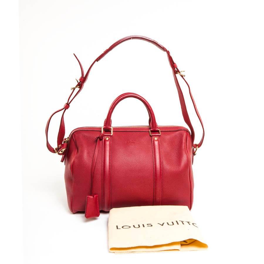 LOUIS VUITTON Bag in Cherry Soft Grained Calf Leather and Velvet Kid Leather 2