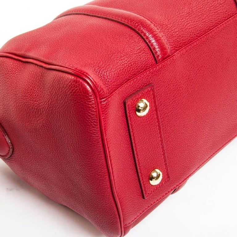 LOUIS VUITTON Bag in Cherry Soft Grained Calf Leather and Velvet Kid ...