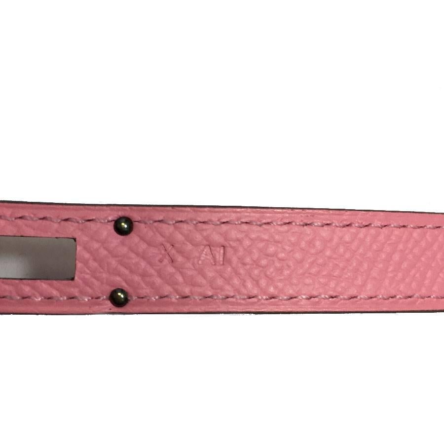 Hermes Kelly Wallet in Confetti Pink Epsom Calfskin Leather 3