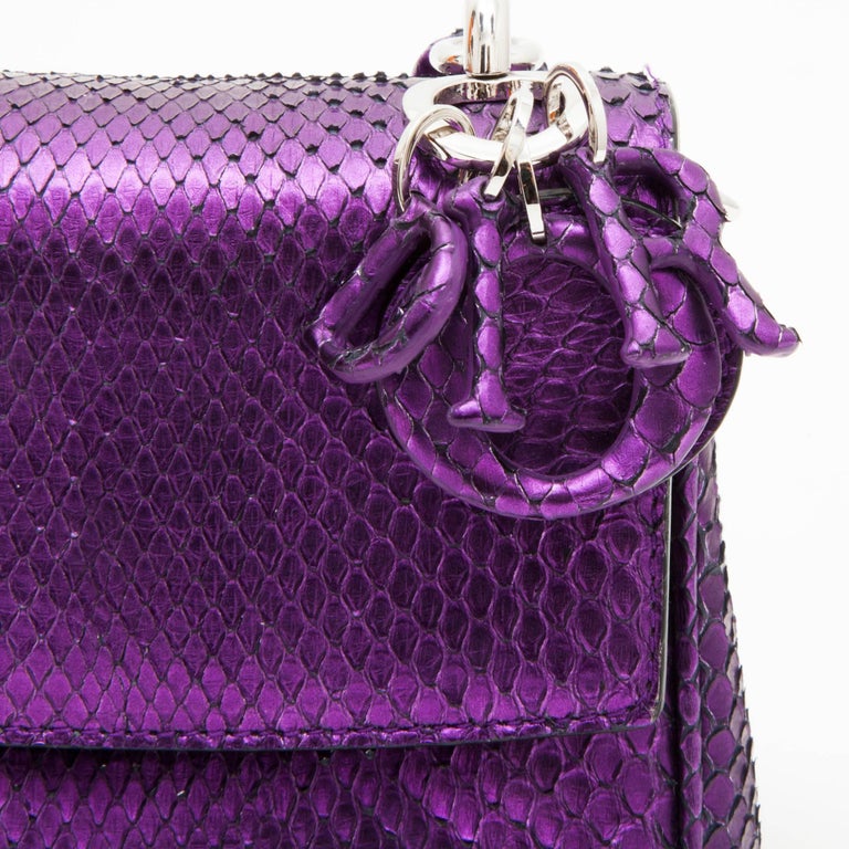 christian dior bag purple
