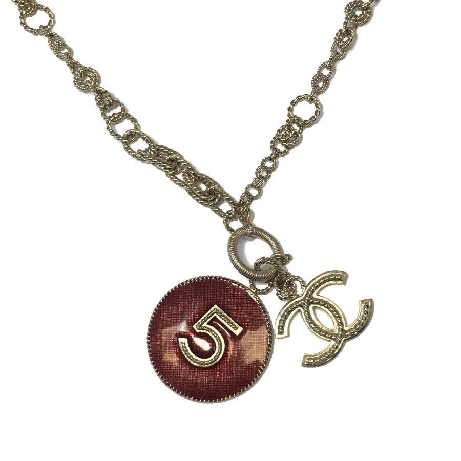 chanel no5 necklace