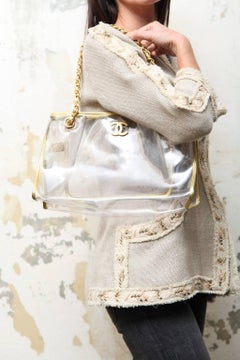 CHANEL Vintage Transparent Bag