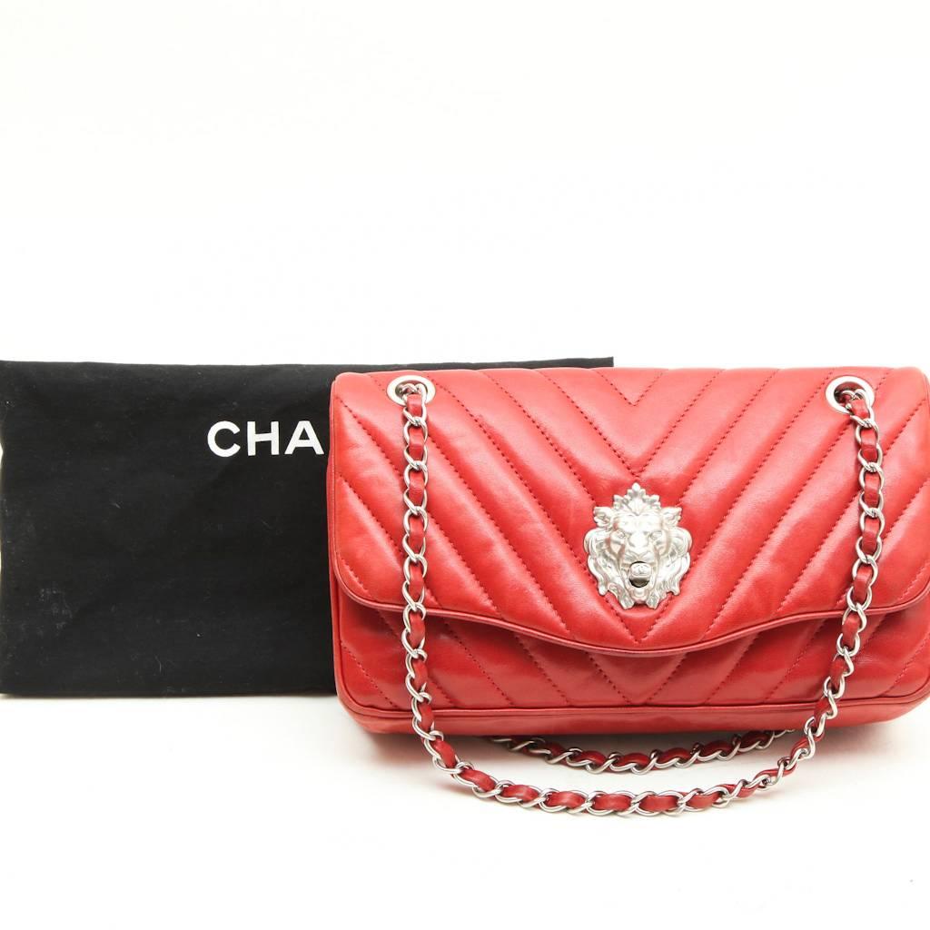 CHANEL 'Paris-Venise' Bag in Red Lambskin Leather 5