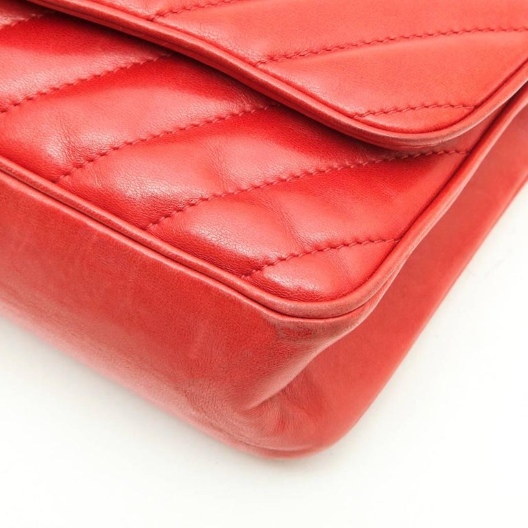 CHANEL 'Paris-Venise' Bag in Red Lambskin Leather at 1stDibs