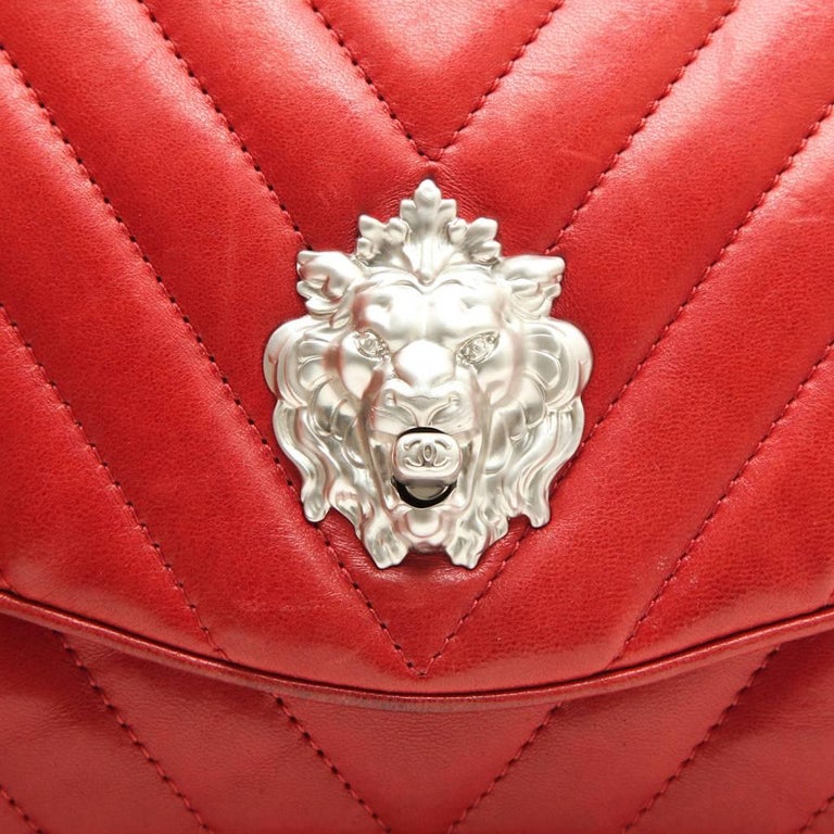 CHANEL 'Paris-Venise' Bag in Red Lambskin Leather at 1stDibs