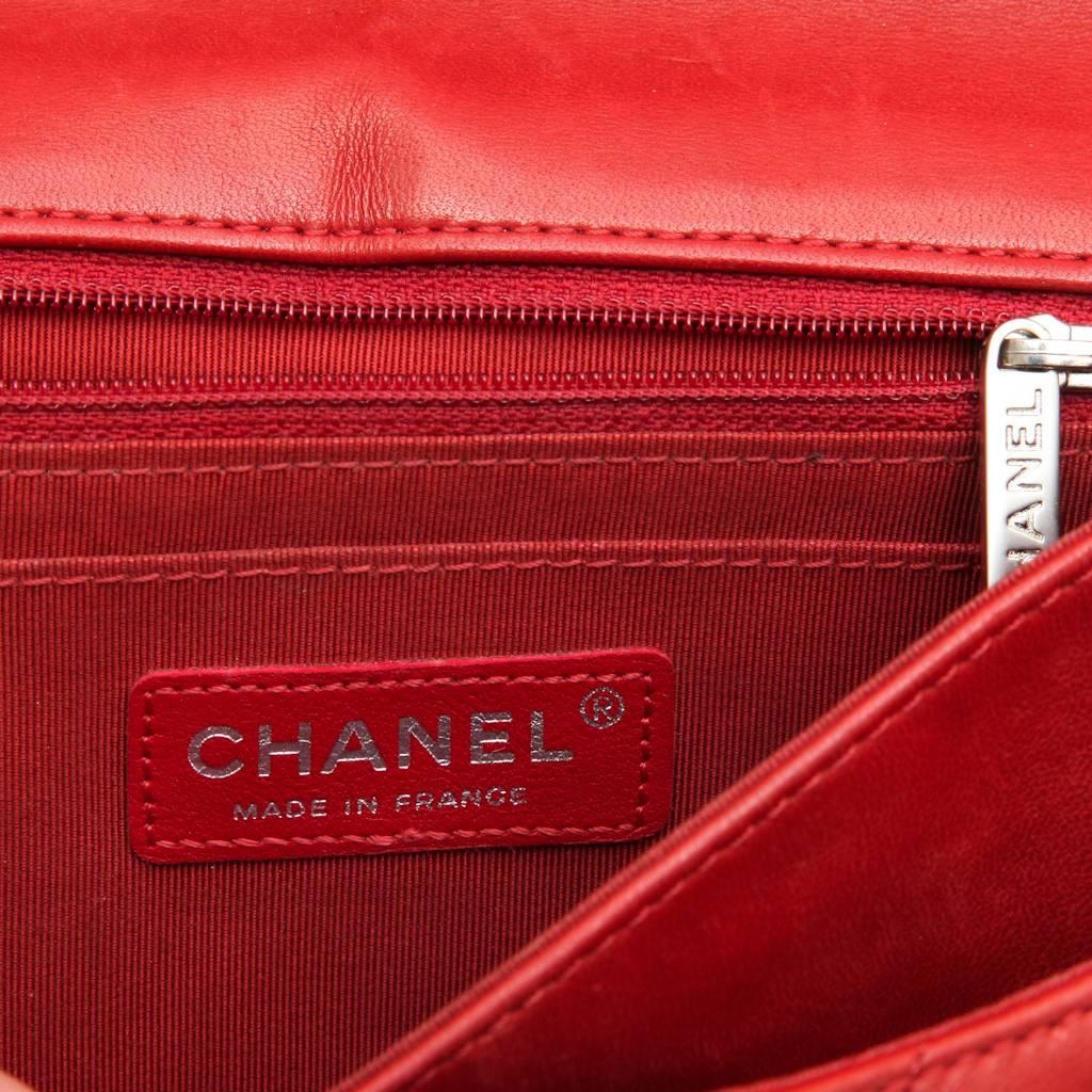 CHANEL 'Paris-Venise' Bag in Red Lambskin Leather 3