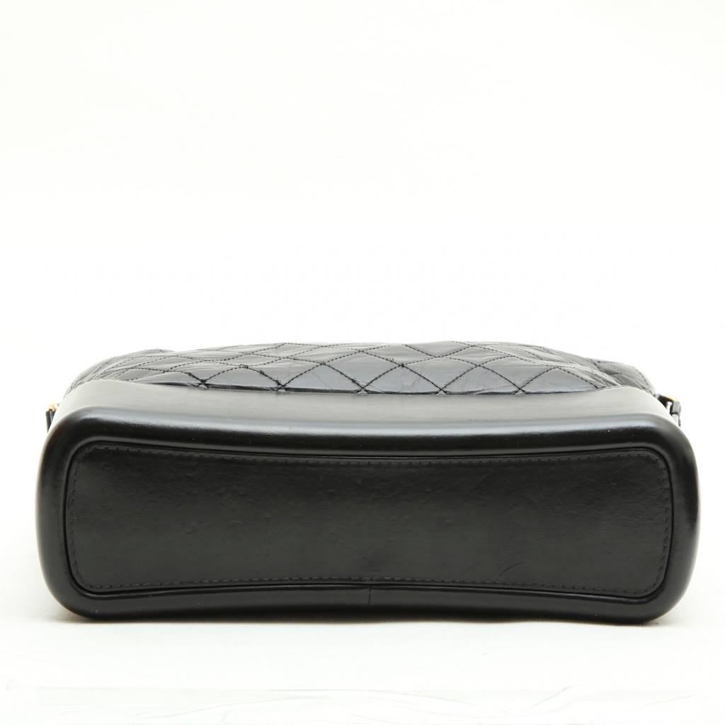 CHANEL Bag 'Gabrielle Hobo' in Aged Black Quilted Leather 1