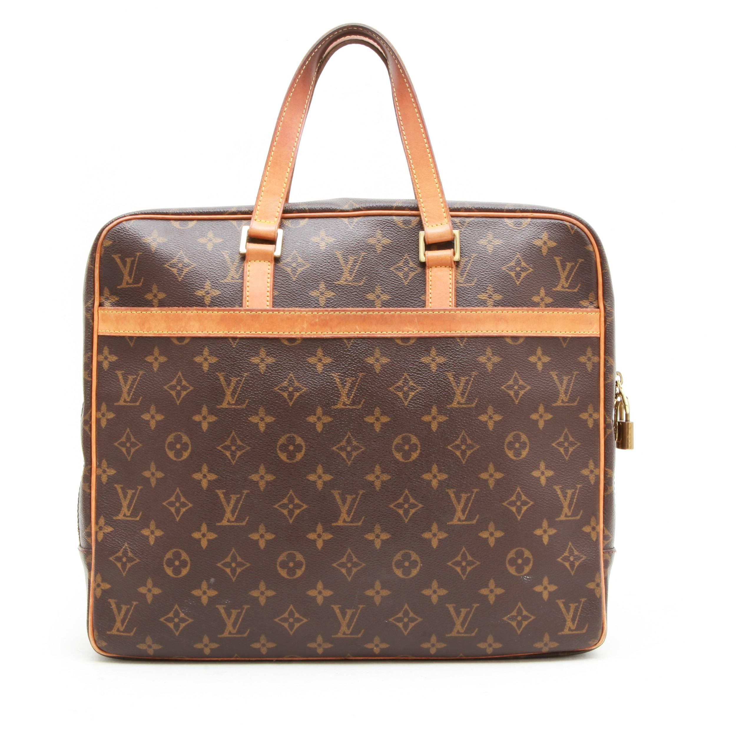 LOUIS VUITTON Schoolbag in Brown Monogram Canvas In Good Condition In Paris, FR