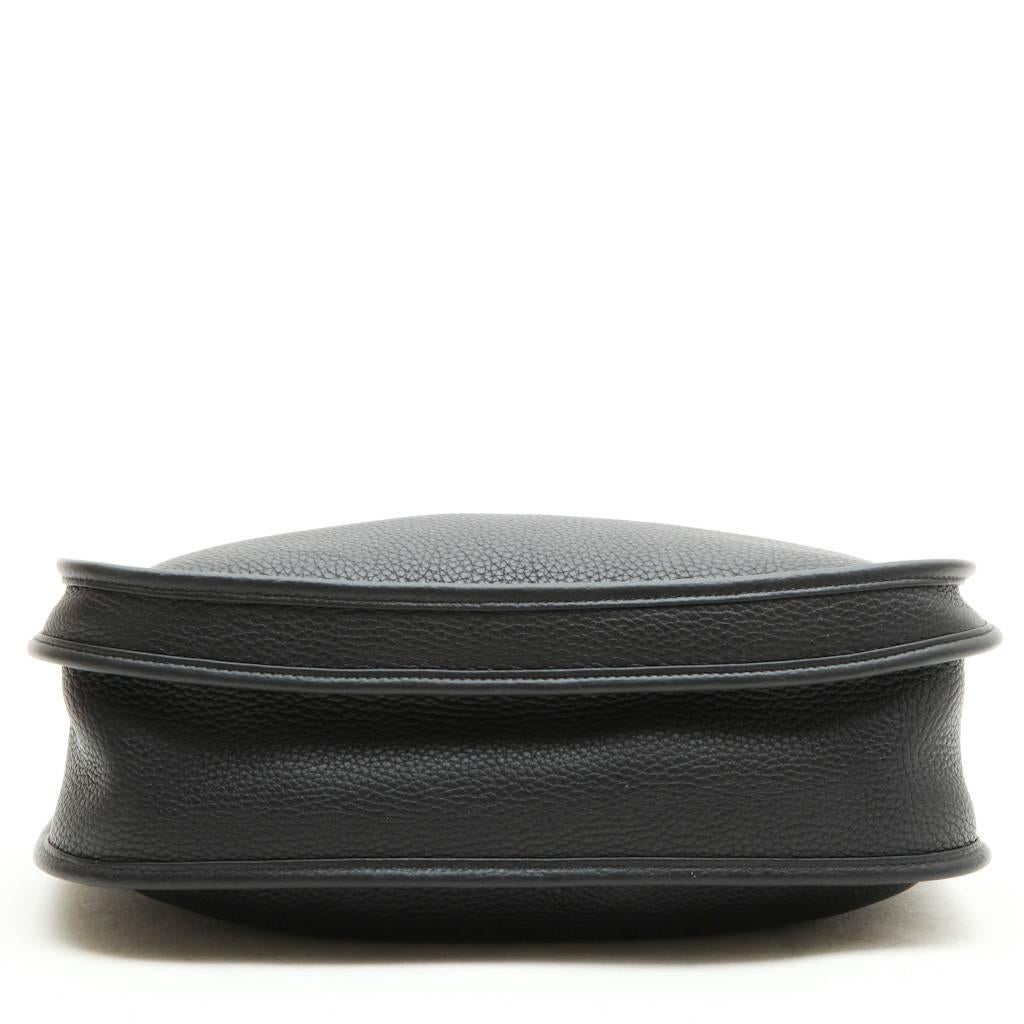 HERMES 'Evelyn II' Bag in Black Taurillon Clémence Leather 1