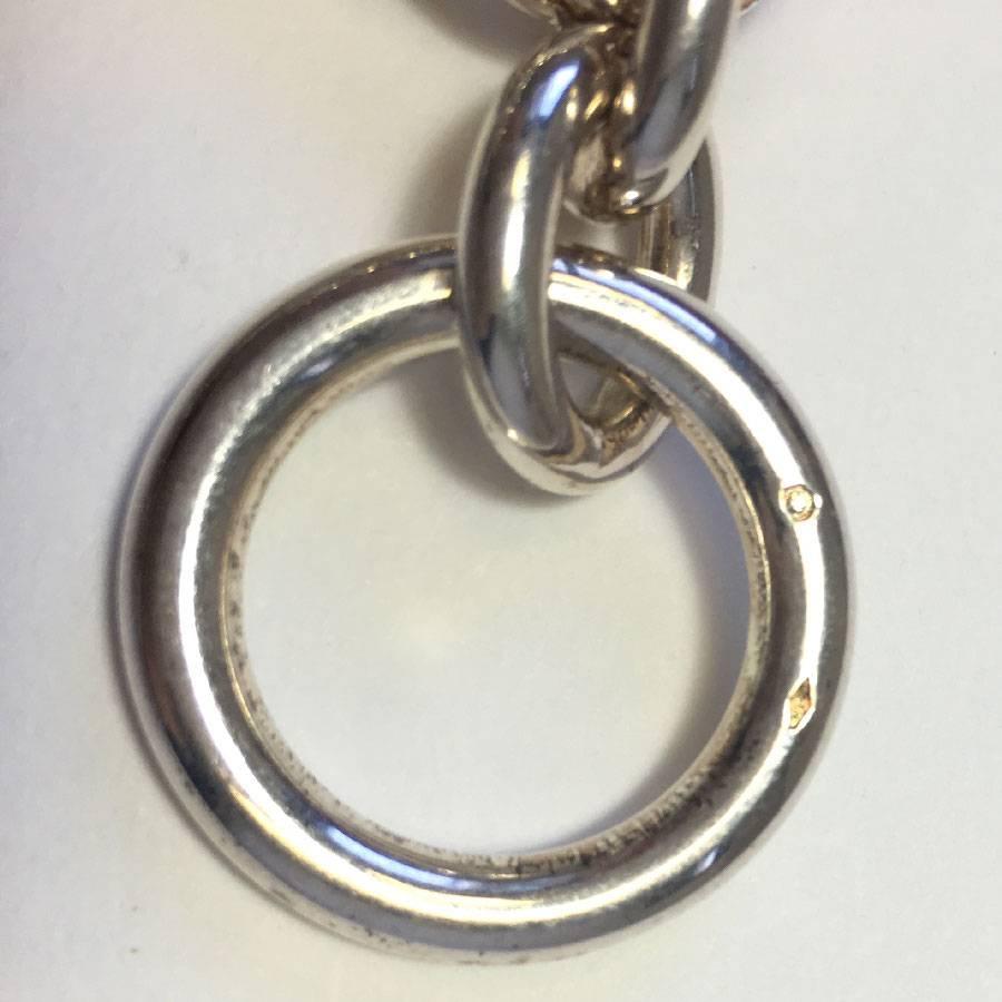 Women's HERMES 'Parade' Chain Bracelet in Sterling Silver