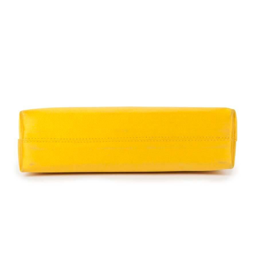 yellow silk handbag bag