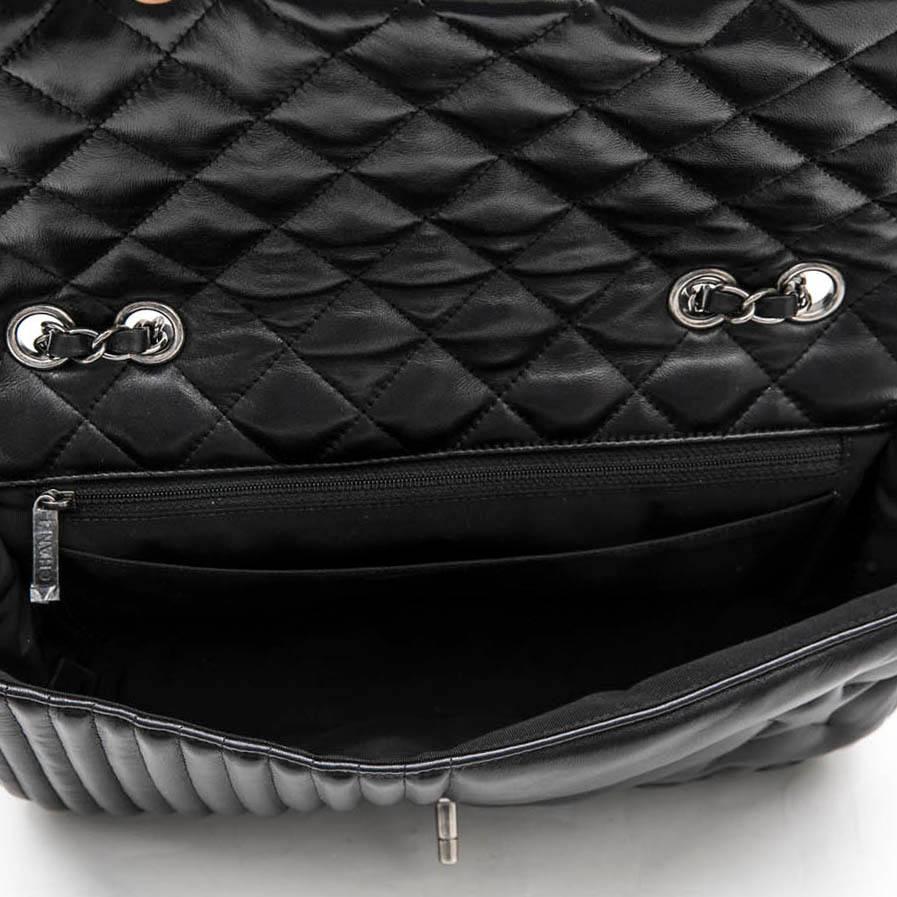 CHANEL 'Paris-Dallas' Flap Bag in Black Smooth Soft Lambskin Leather 2