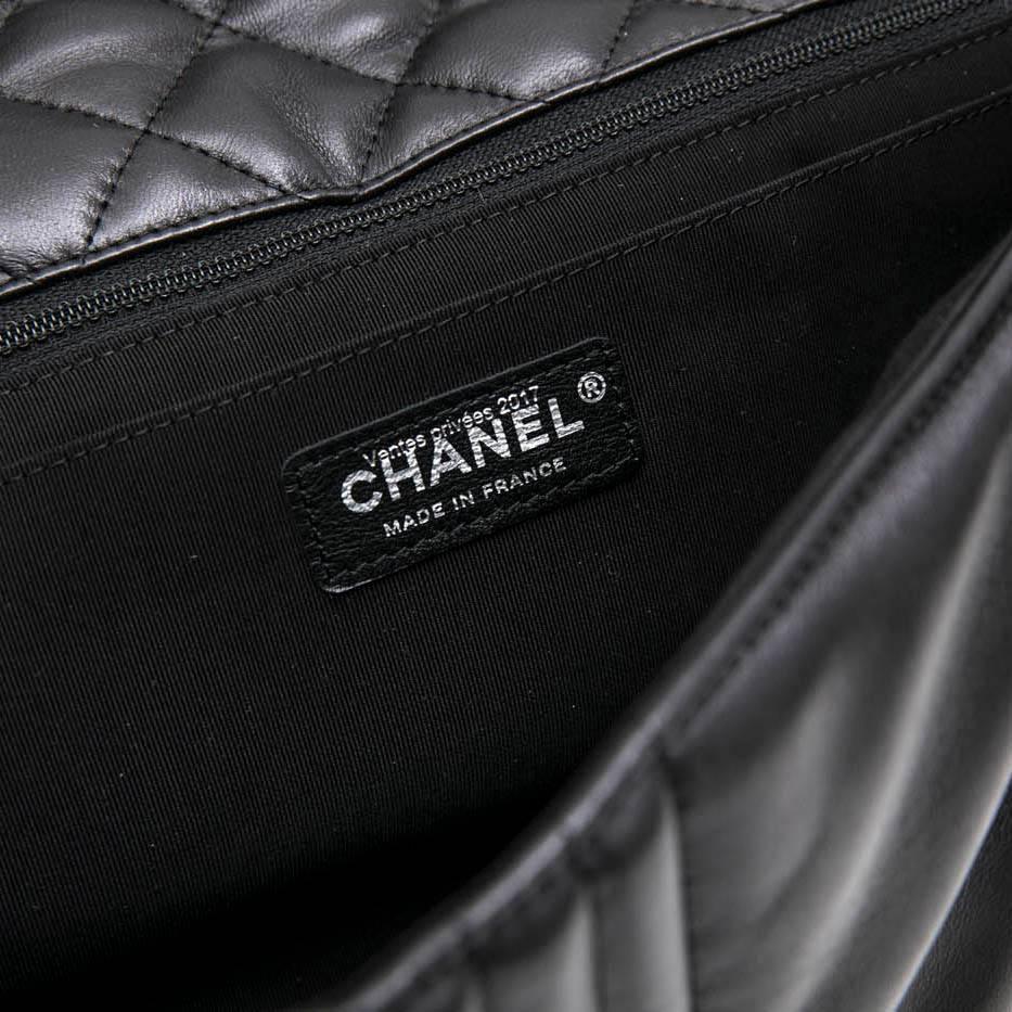 CHANEL 'Paris-Dallas' Flap Bag in Black Smooth Soft Lambskin Leather 3