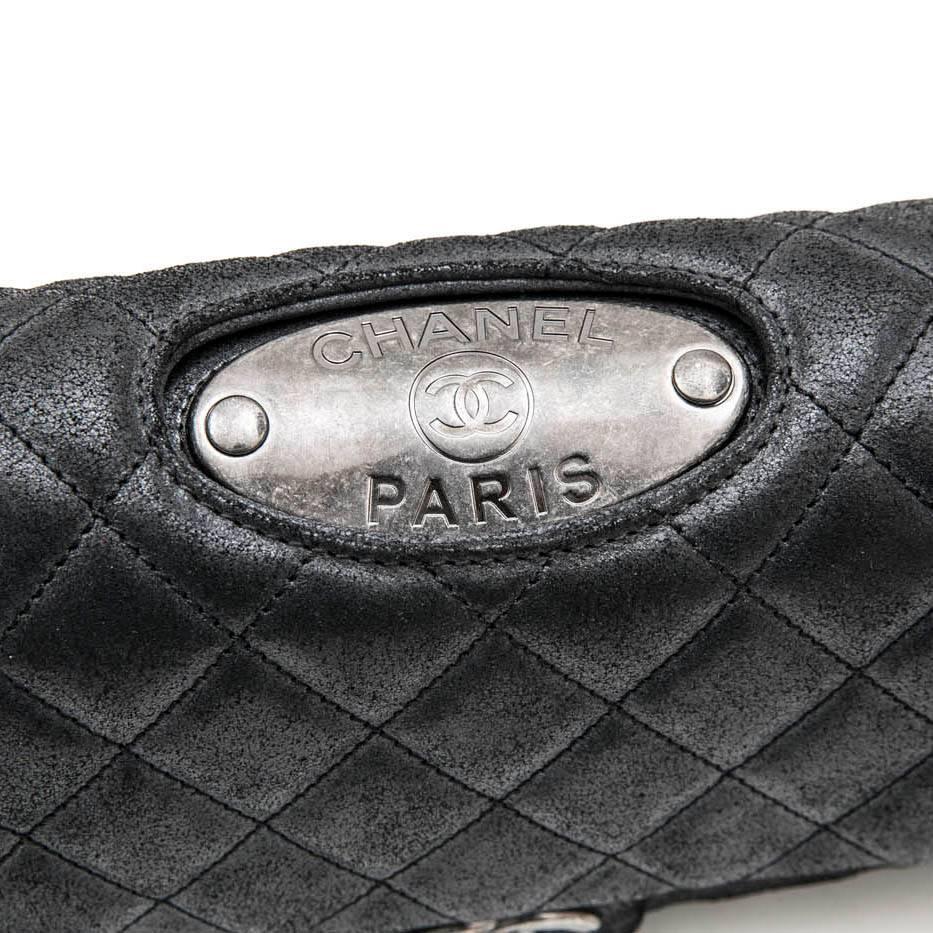 cowhide chanel bag