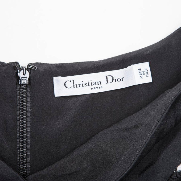 Christian Dior Set With a Top and a Clutch in Black and White ...