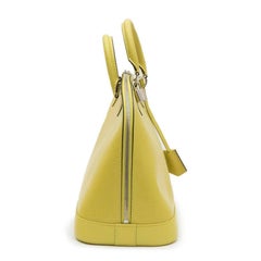 LOUIS VUITTON 'Alma' MM Tasche aus pistazienfarbenem Epi-Leder