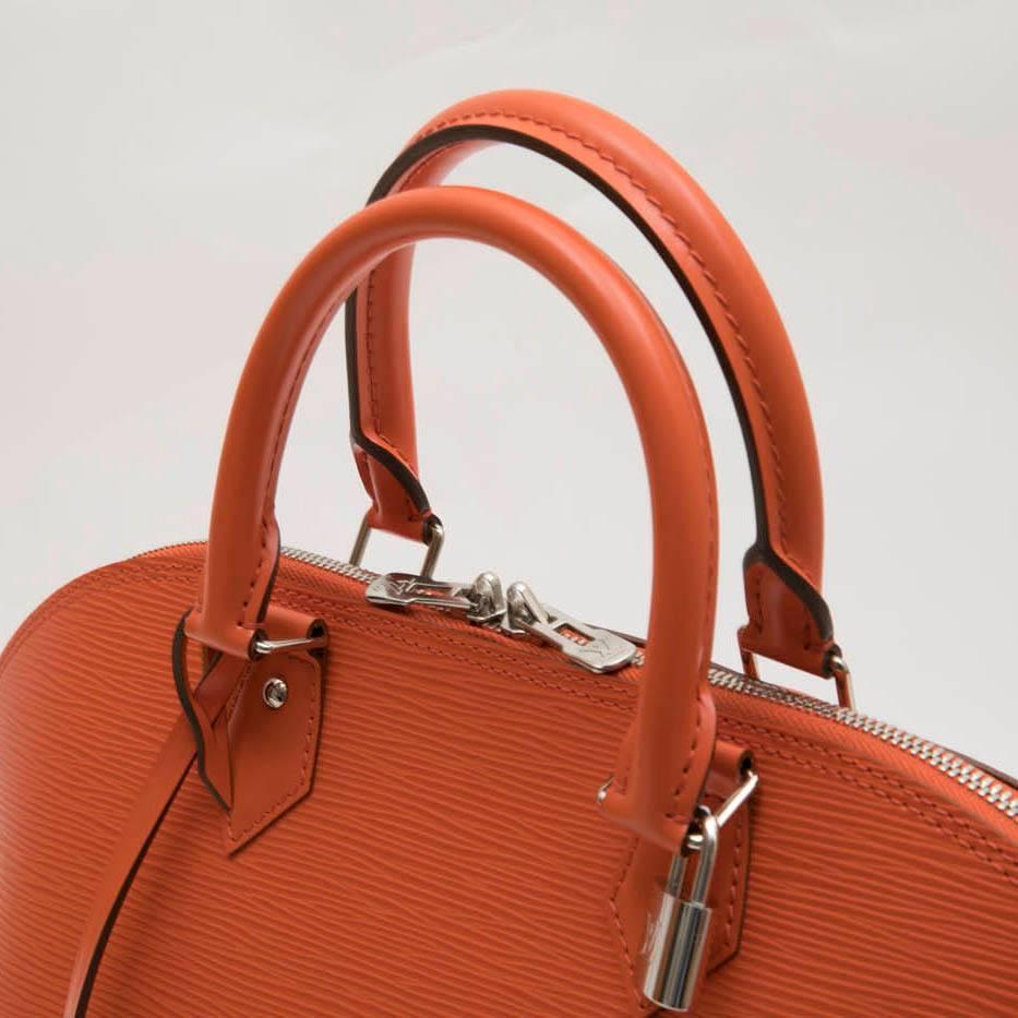LOUIS VUITTON 'Alma' GM in Orange Epi Leather 3
